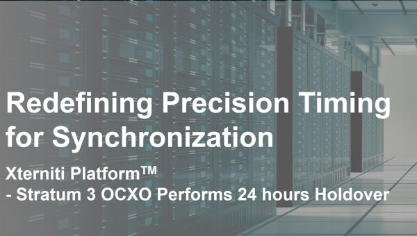 Introducing the Xterniti Platform™: Redefining Precision Timing for Synchronization